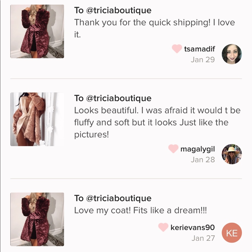 🎀Frenchy Light Pink Vegan Faux Fur Coat🎀 - Picture 8 of 9